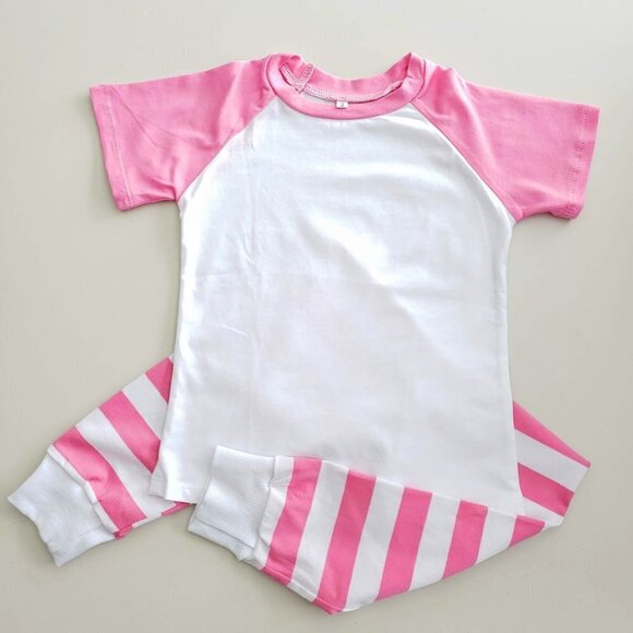 Children's Pink Stripe Pajama - Picture 1 of 3